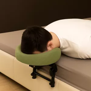 Bed-Mounted Ergonomic Home Massage Face Bracket