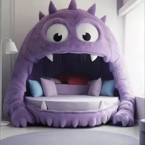 Giant Monster Cozy Plush Oversized Bed