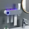 #35-UV Sanitizer Toothbrush Holder Bathroom Organizer