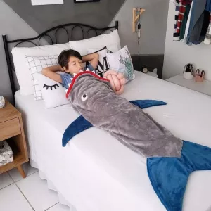 Soft Shark Blanket Kids