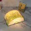 #2982 - Story Teller Artistic Foldable Book Desk Night Lamp