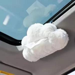 Cloud Shape Hanging Car Tissue Box