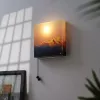 #144 - Golden Mountain Sunrise LED Wall Lamp