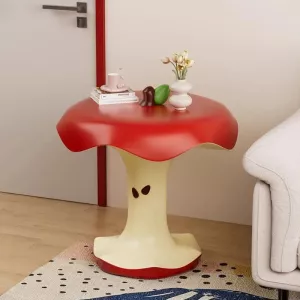 Bitten Apple Modern Side Table