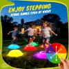 Rechargeable Stepping Stones for Kids, Music and Light Up Anti-Slip Balance Sensory Toys for Toddler 6pcs