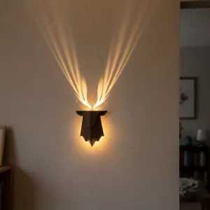 Geometric Deer Artsy Wall Lamp