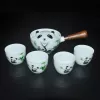 #3007 - Panda Spin Rotating Tea Set