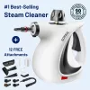 Pressurized Handheld Multi-Surface Natural Steam Cleaner with 12 pcs Accessories