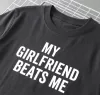 #3138 - My Girlfriend Beats Me Funny T Shirt