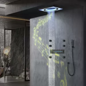 Rainfall Smart LED Music Shower System