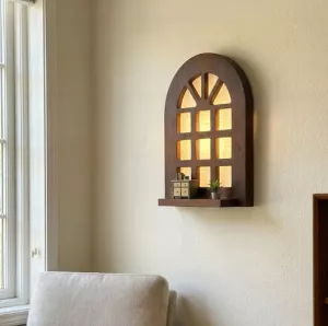 Japanese Style Arched Window Wall Lamp
