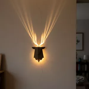Geometric Deer Artsy Wall Lamp