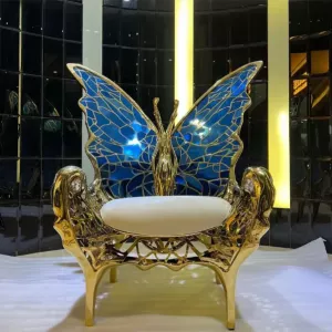 Free Butterfly Wing Artistic European Lounge Chair