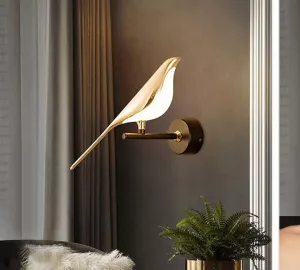 Modern Nordic Wall Bird Lamp