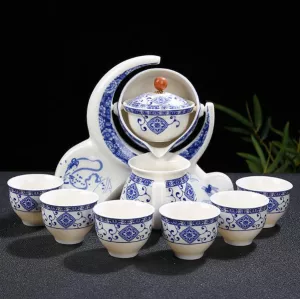 Ceramic Charm Far East Style Semi-Automatic Teapot