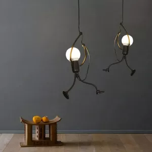 Human Animation Figure Chandelier Lights