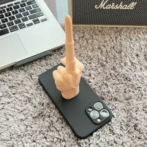 3D Middle Finger Collapsible iPhone Case