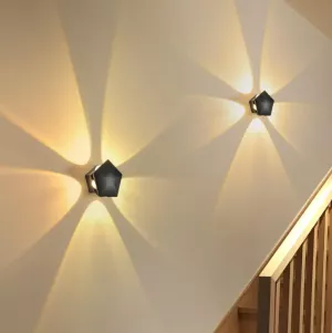 Black Prism Ambient Minimal Wall Lamp