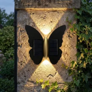 Butterfly Life Solar Powered Outdoor Lamp
