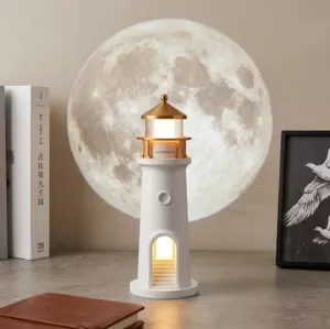 Moon Harbor Lighthouse Night Lamp