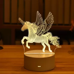 3D Creative Animals Bedside LED Night Lamp