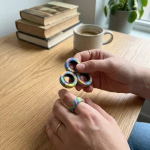 Spin Loop  Magnetic Fidget Spinner Ring