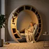 #3190 - Reading Orbit Bookshelf Nook Chair