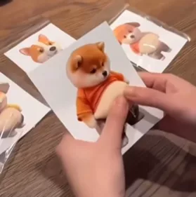 Chubby Shiba Silicone Sticker Protector