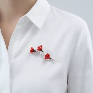 Wear A Flower Branch Pin Brooch