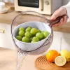 #3245 - Dual-Layer Spinning Vegetable Washing Strainer