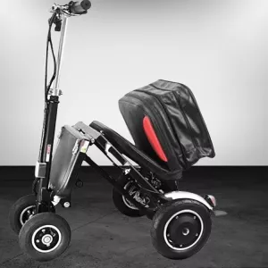 Foldable 4-Wheel Electric Elderly Mobility Scooter