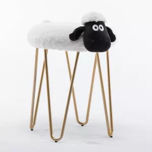 Nordic Style Iron Sheep Stool