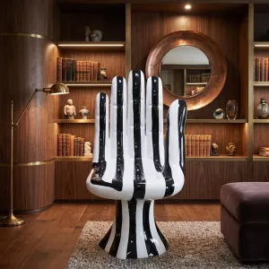 Artistic Hand-Shaped Lounge Chair