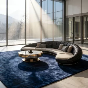 Curved Crescent Modular Elegant Sectional Sofa