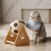 #3319 - Mini Football Cat Exercise Training Toy Stand