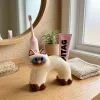 #3060 - Sassy Cat Ceramic Toothbrush Holder