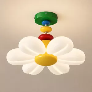 Daisy Chain Colorful Flower Kids Room Ceiling Light