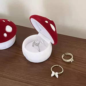 Fairy Forest Mushroom Ring Box Holder