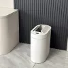 #3322 - Clean Hands Touchless Slim Bathroom Wastebasket Bin