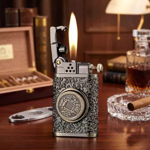 Dragon Wings Brass Kerosene Lighter