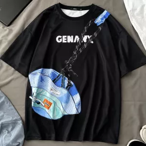 Hidden Pocket Optical Illusion T-Shirt