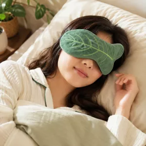 Leaf Dream Plush Sleeping Eye Mask
