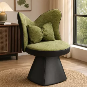 Butterfly Bloom Swivel Makeup Vanity Chair