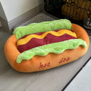 Foot Long Hotdog Pet Nap Bed