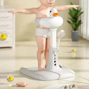 Duck-Shaped Non Slip Baby Bath Rack Stand
