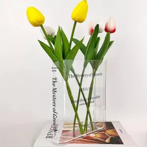 Bloom & Bind Acrylic Book Flower Vase