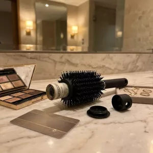 Hidden Compartment Travel Hair Brush