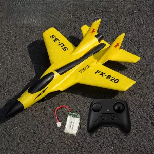 Remote Control Foam Fighter Airplane Toy