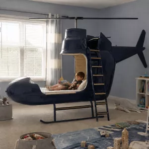 Sky Captain Helicopter Adventure Kids Bed
