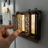 #3338 - Storybook Window Glow Fridge Magnet